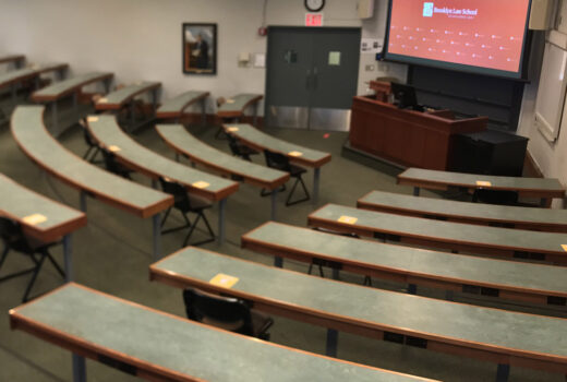 Brooklyn Law School Classroom AV installation